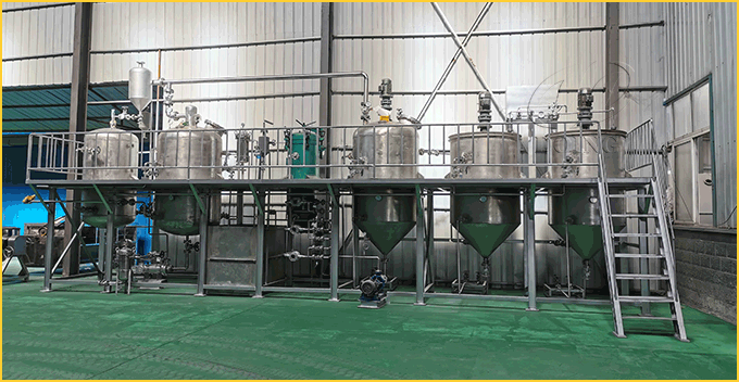 small palm kernel oil refinery machine